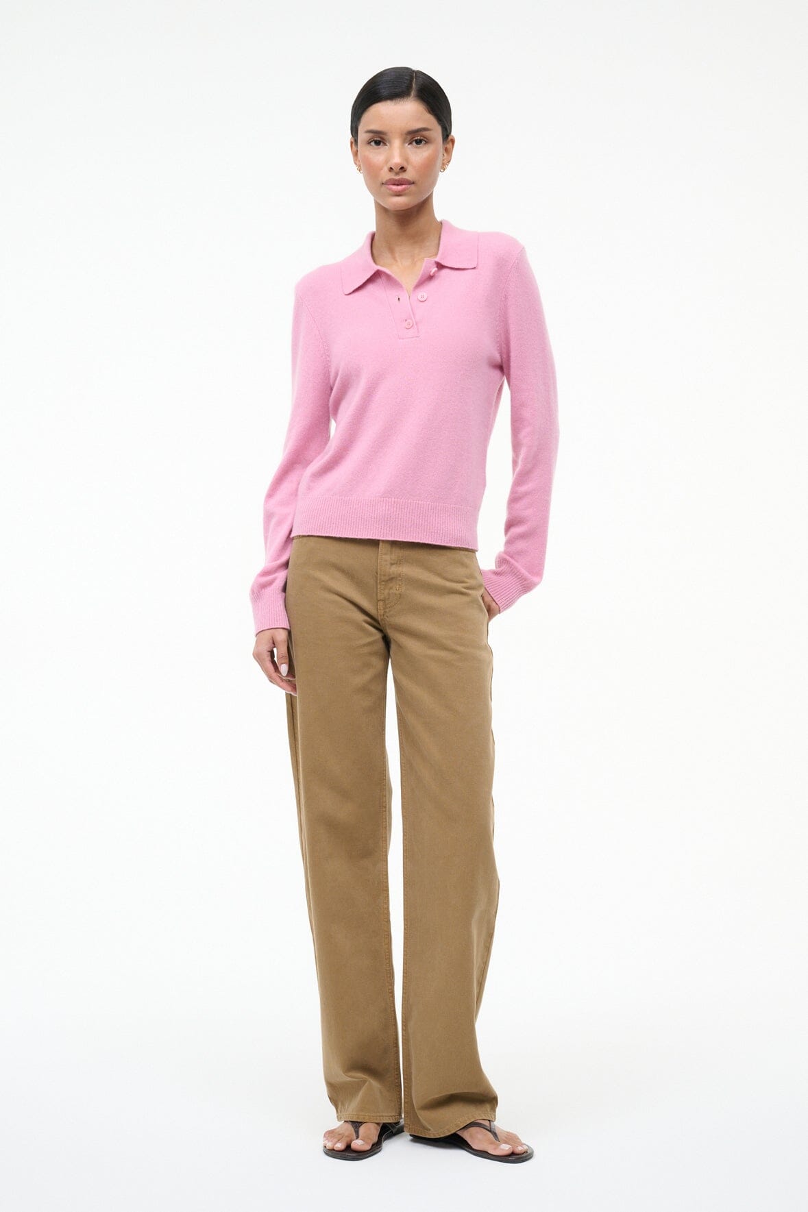 GEMMA CASHMERE SWEATER | PAPAYA