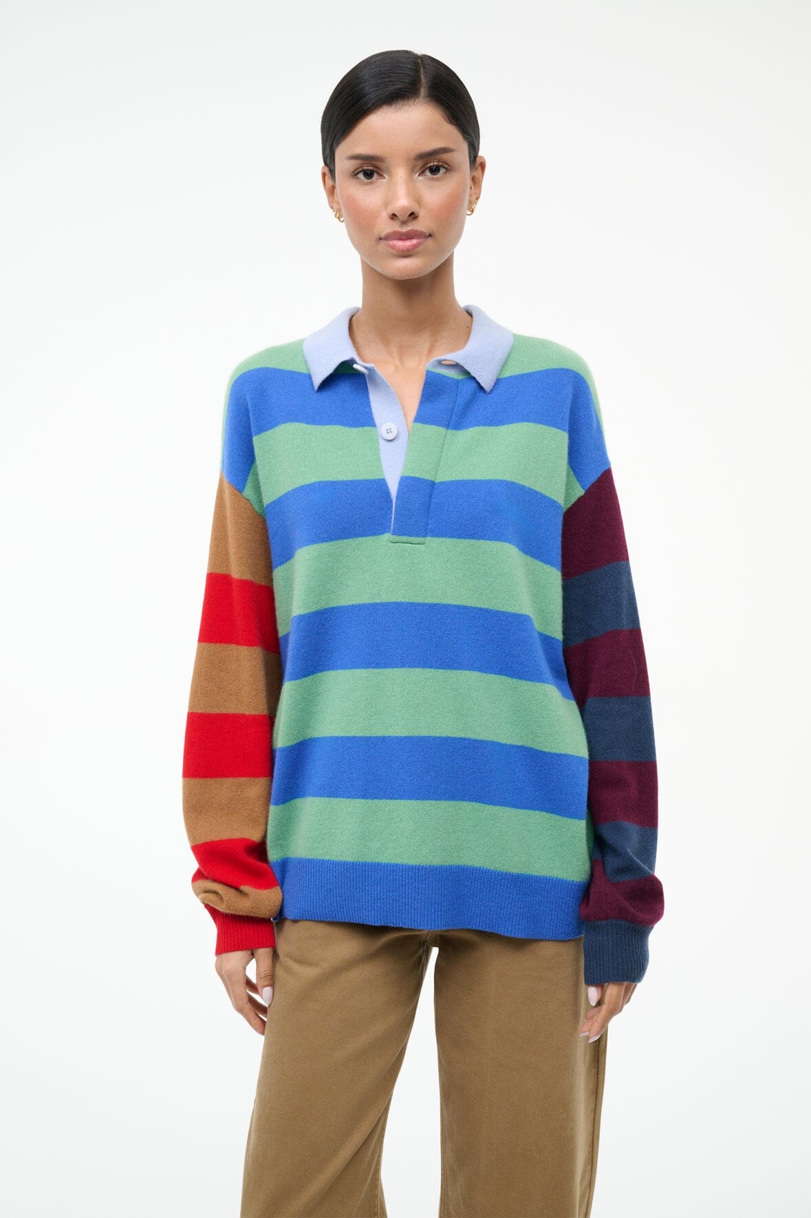 MICHAEL CASHMERE SWEATER | MULTI STRIPE
