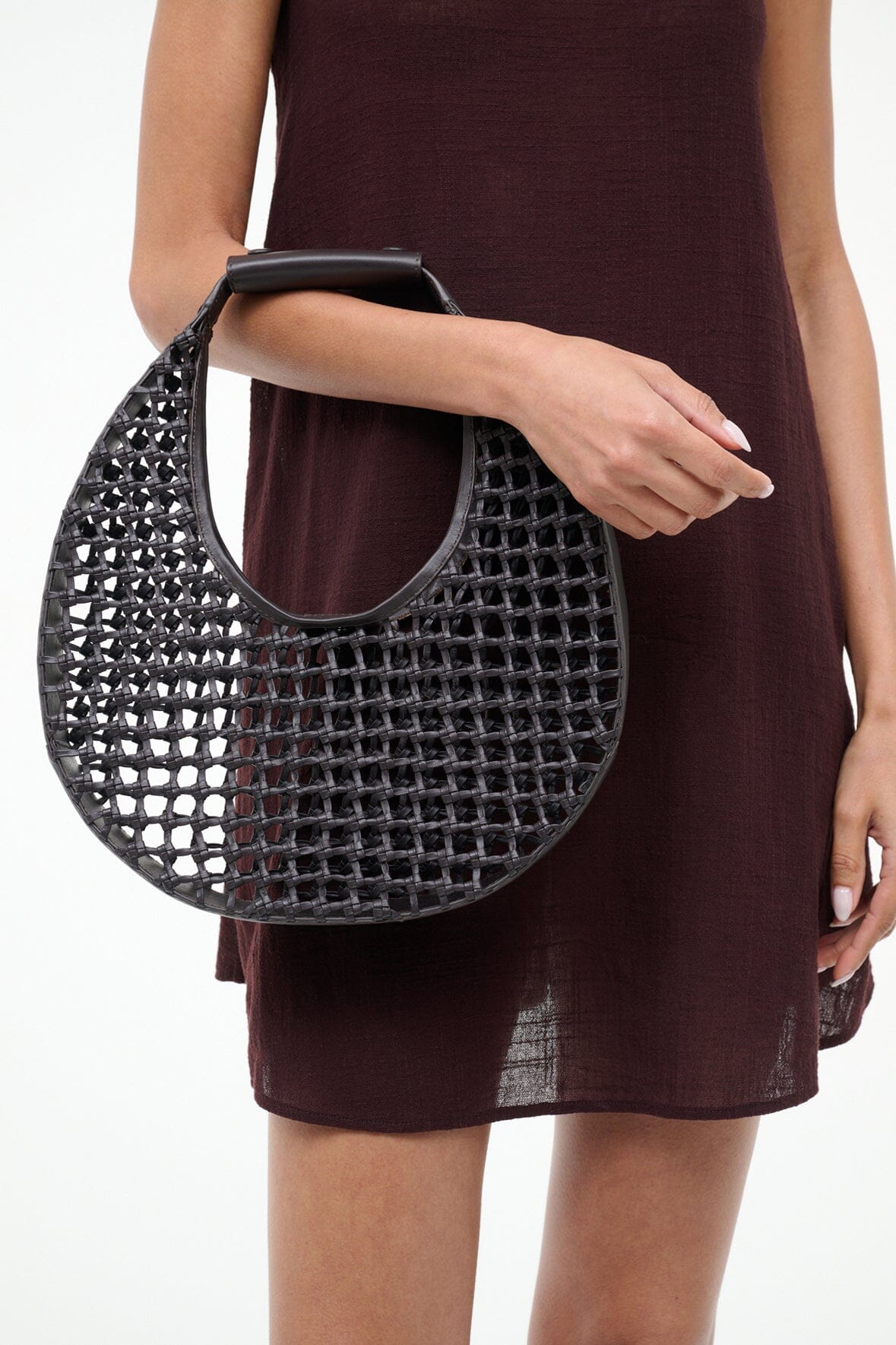 MOON BAG | ESPRESSO KNOTTED