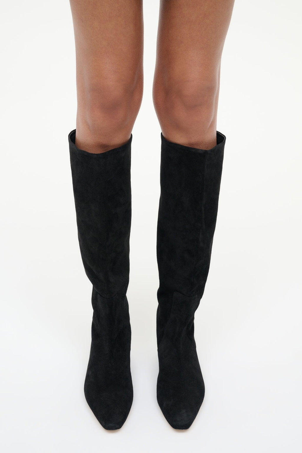 WALLY FLAT BOOT | BLACK SUEDE