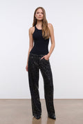 GUS STUDDED RELAXED JEAN | BLACK