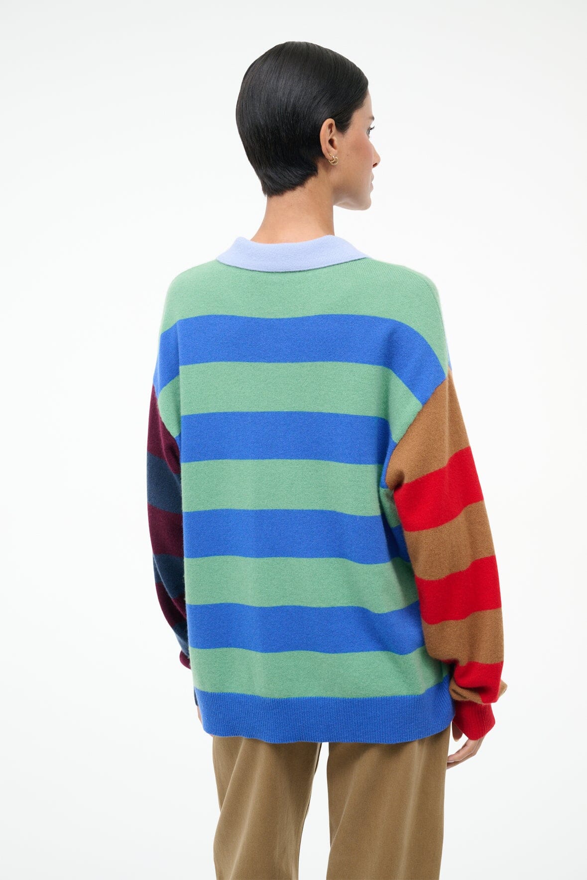 MICHAEL CASHMERE SWEATER | MULTI STRIPE