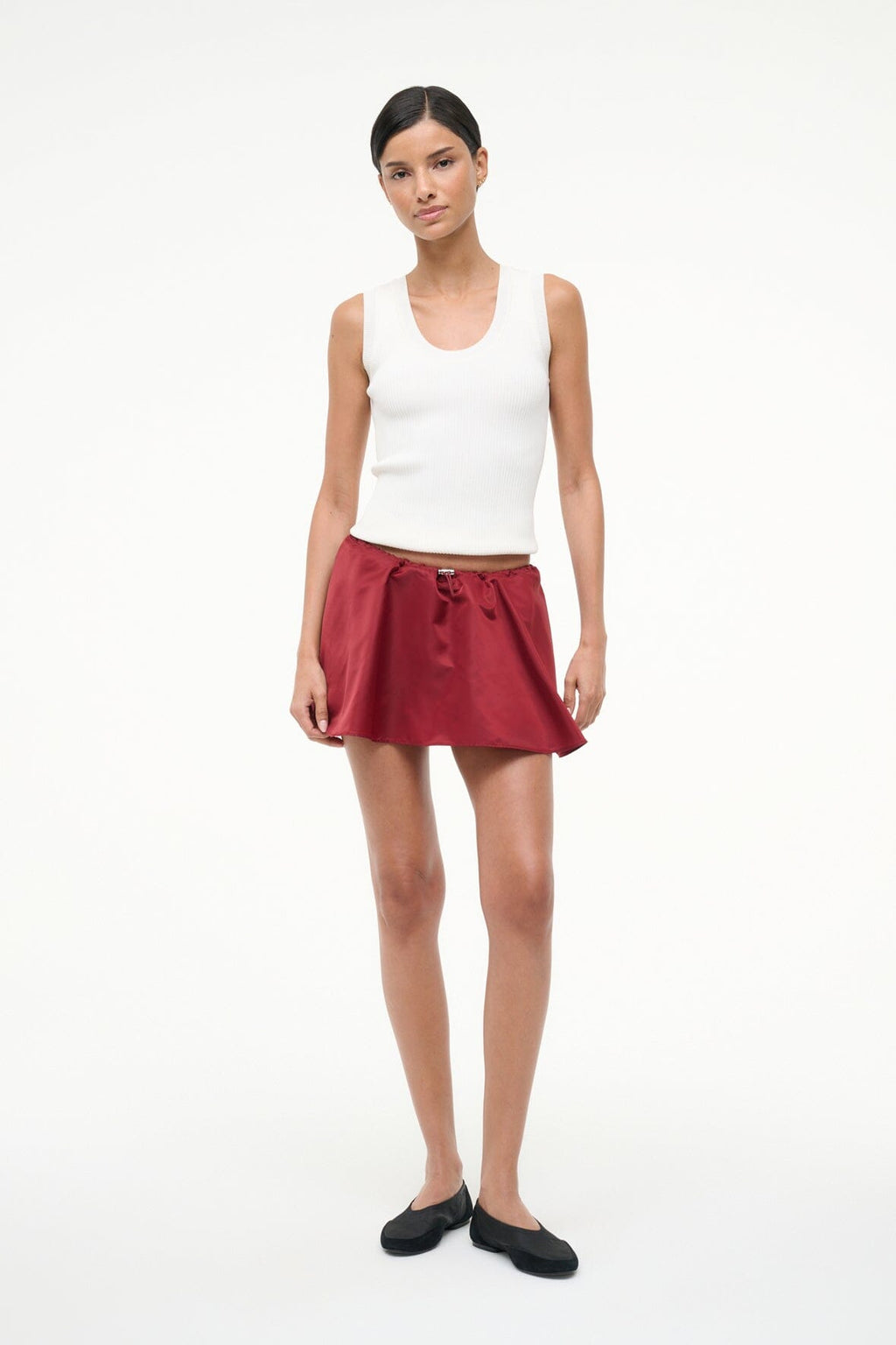 SOSA SKIRT | DEEP RED