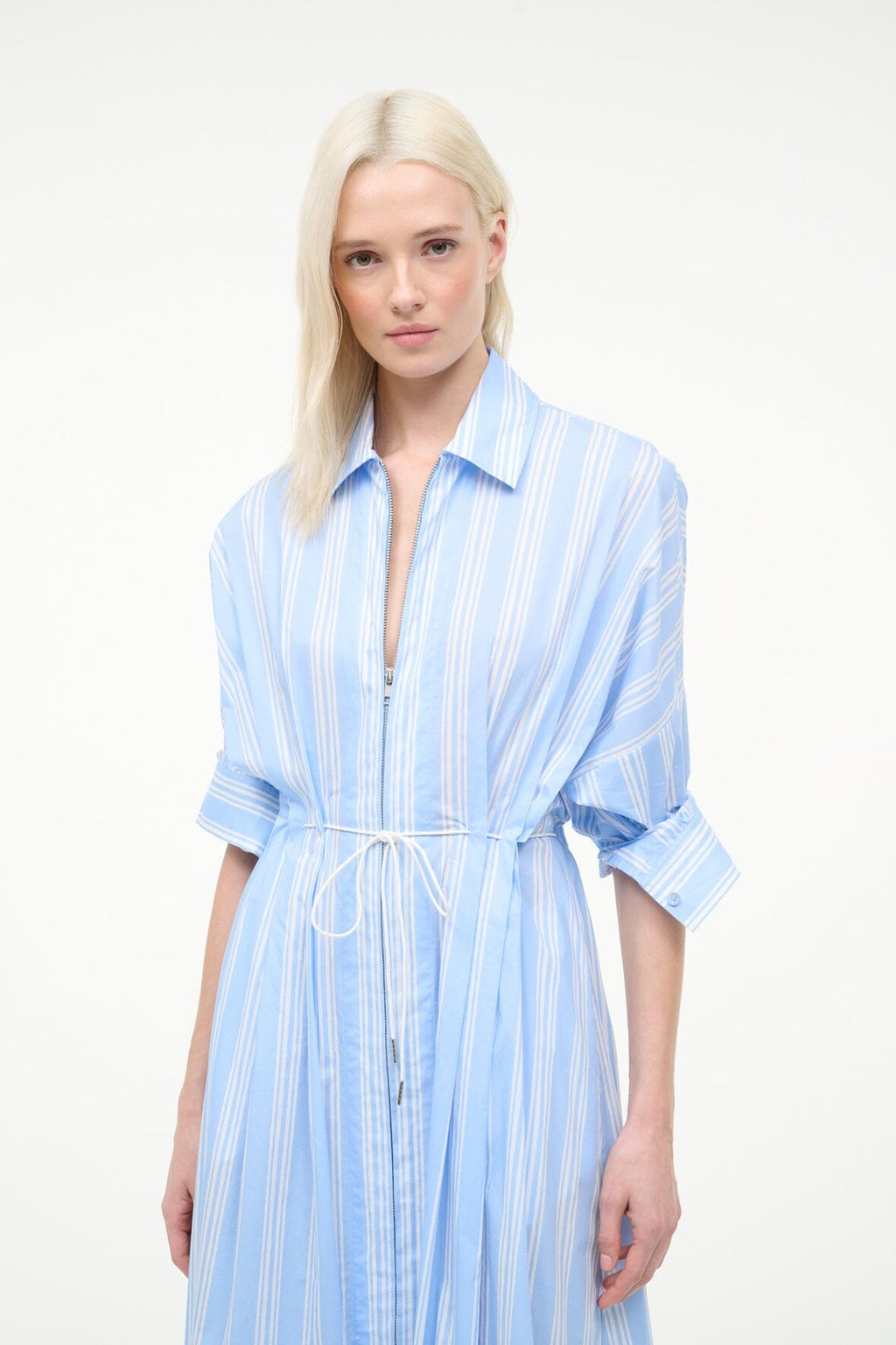 CHI MIDI DRESS | VENTURA STRIPE