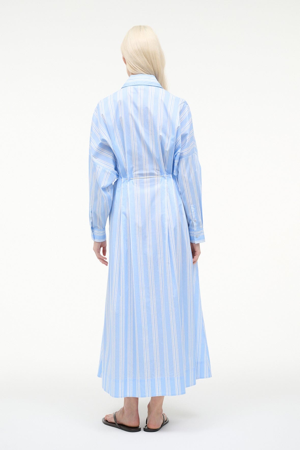 CHI MIDI DRESS | VENTURA STRIPE
