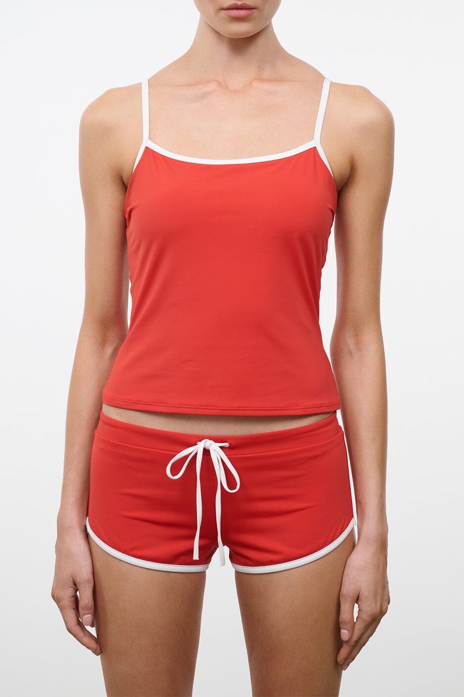 NIGUEL SWIM SHORT | TOMATO