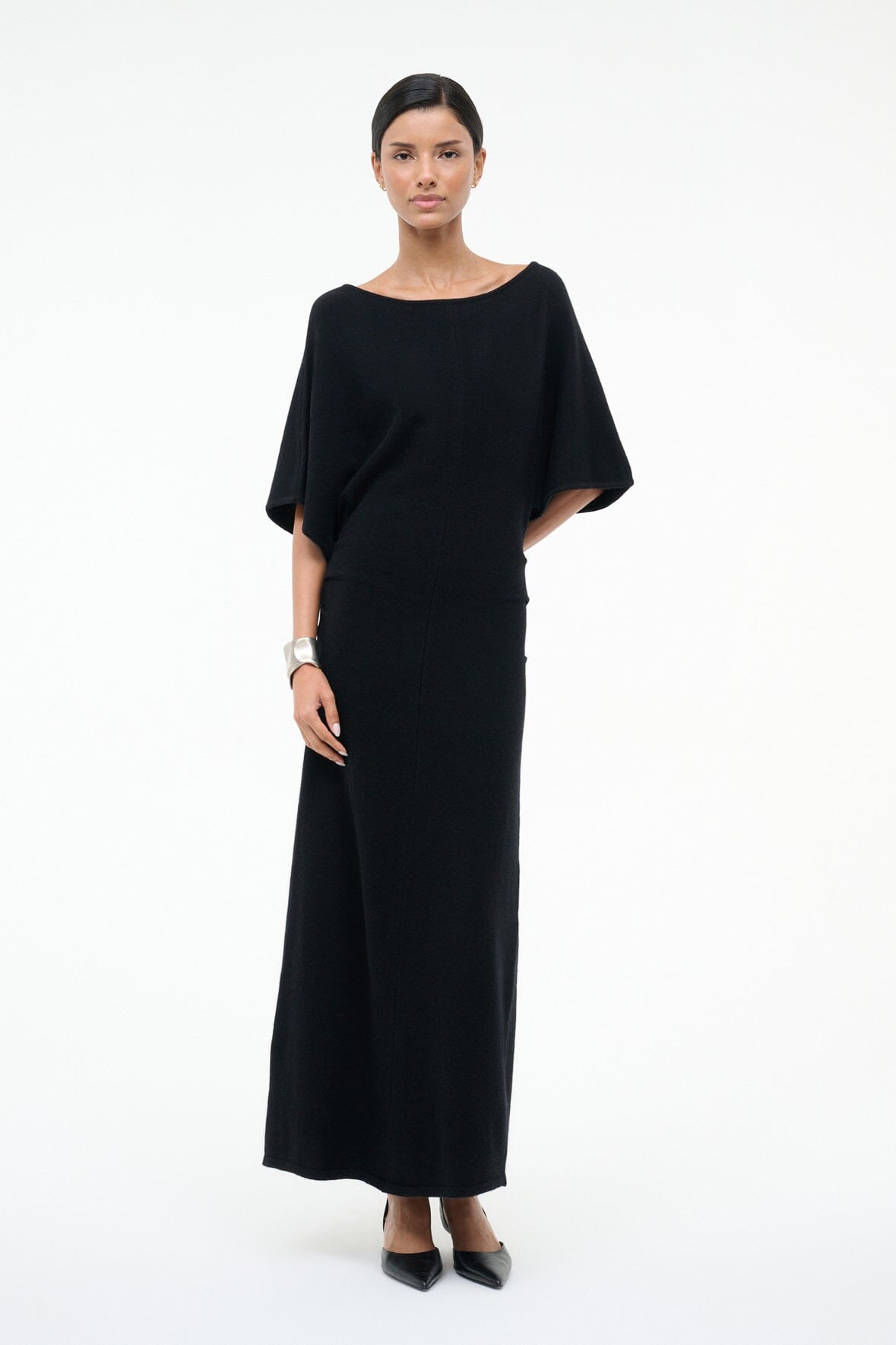 AMELIE SWEATER DRESS | BLACK