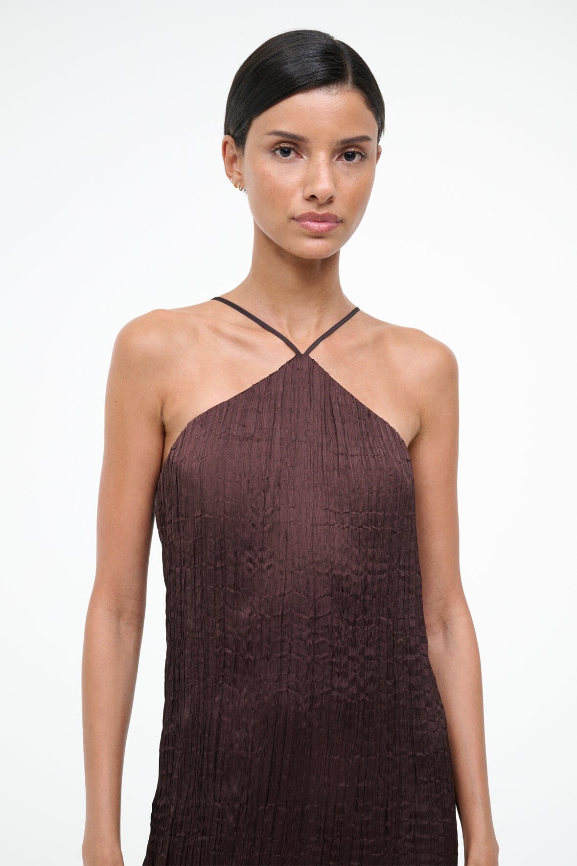 AKARI DRESS | EARTH PLISSE
