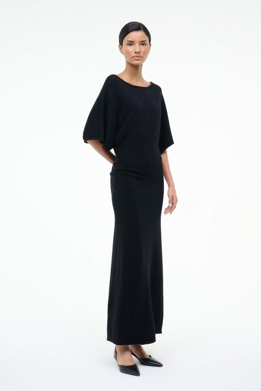 AMELIE SWEATER DRESS | BLACK