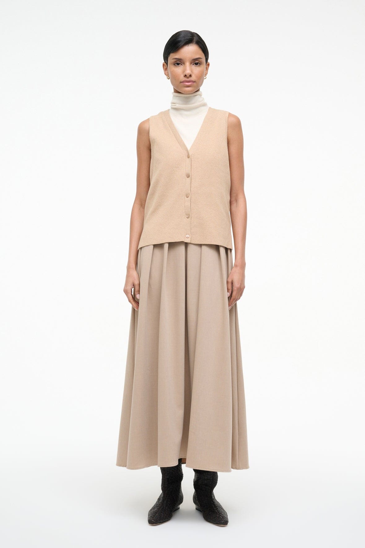 MADELINE DRESS | WHEAT