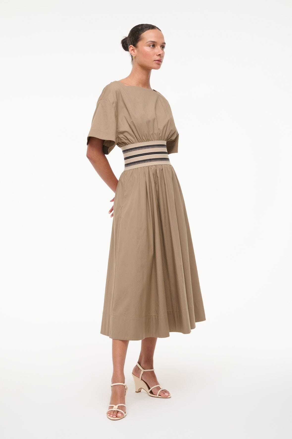 AMY DRESS | TAUPE