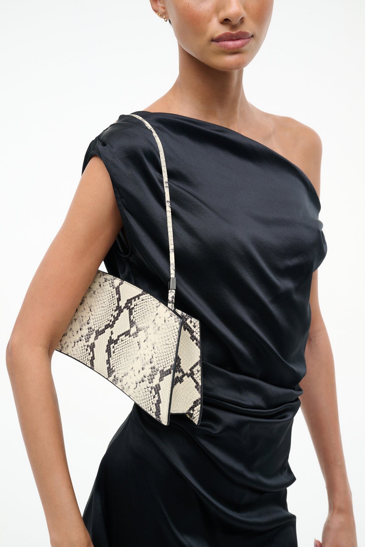 COCO SHOULDER BAG | WHITE SNAKE