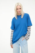 WILLIAM TEE | BLUE MOJAVE STRIPE