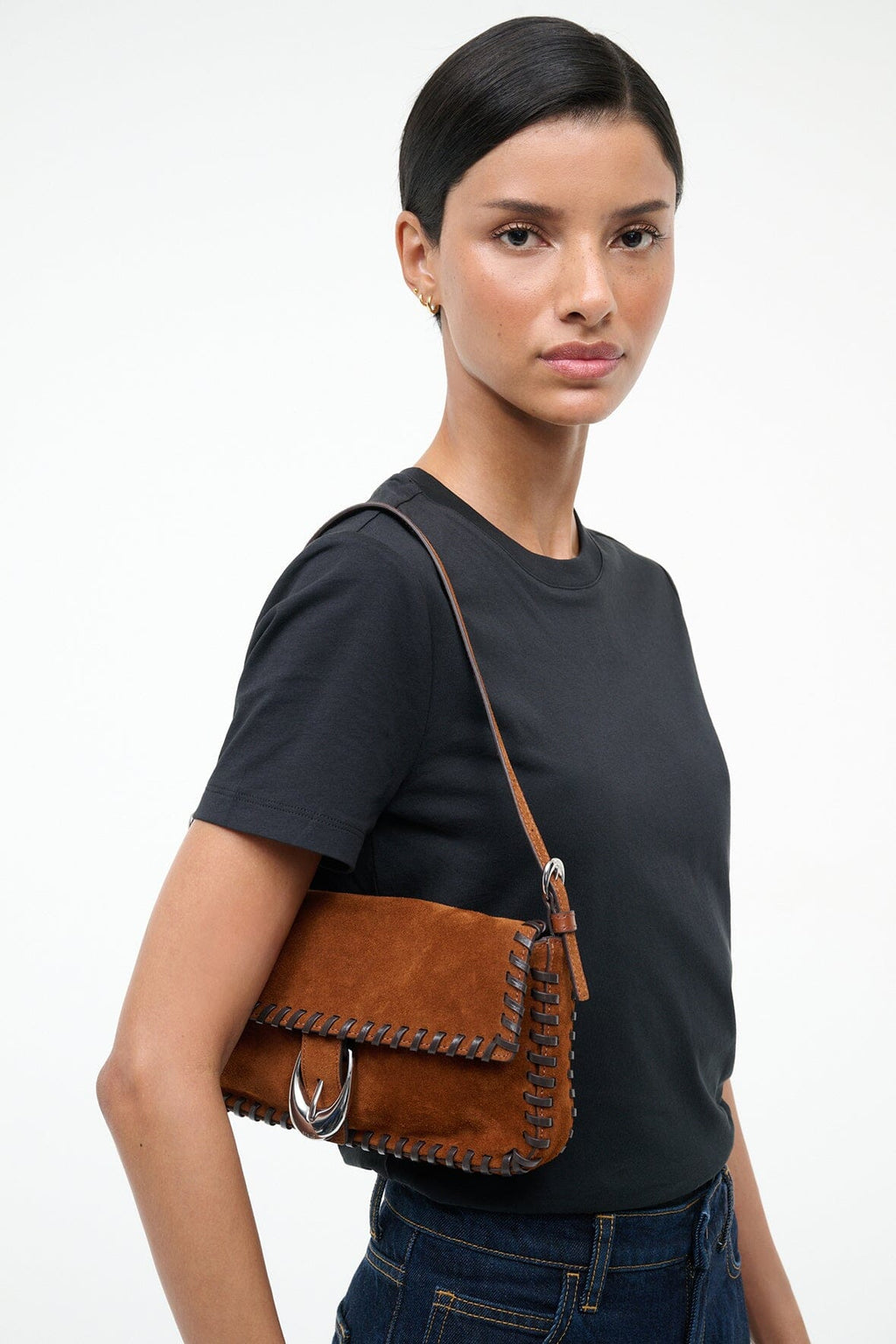 HARLOW BAG | TABAC SUEDE ESPRESSO