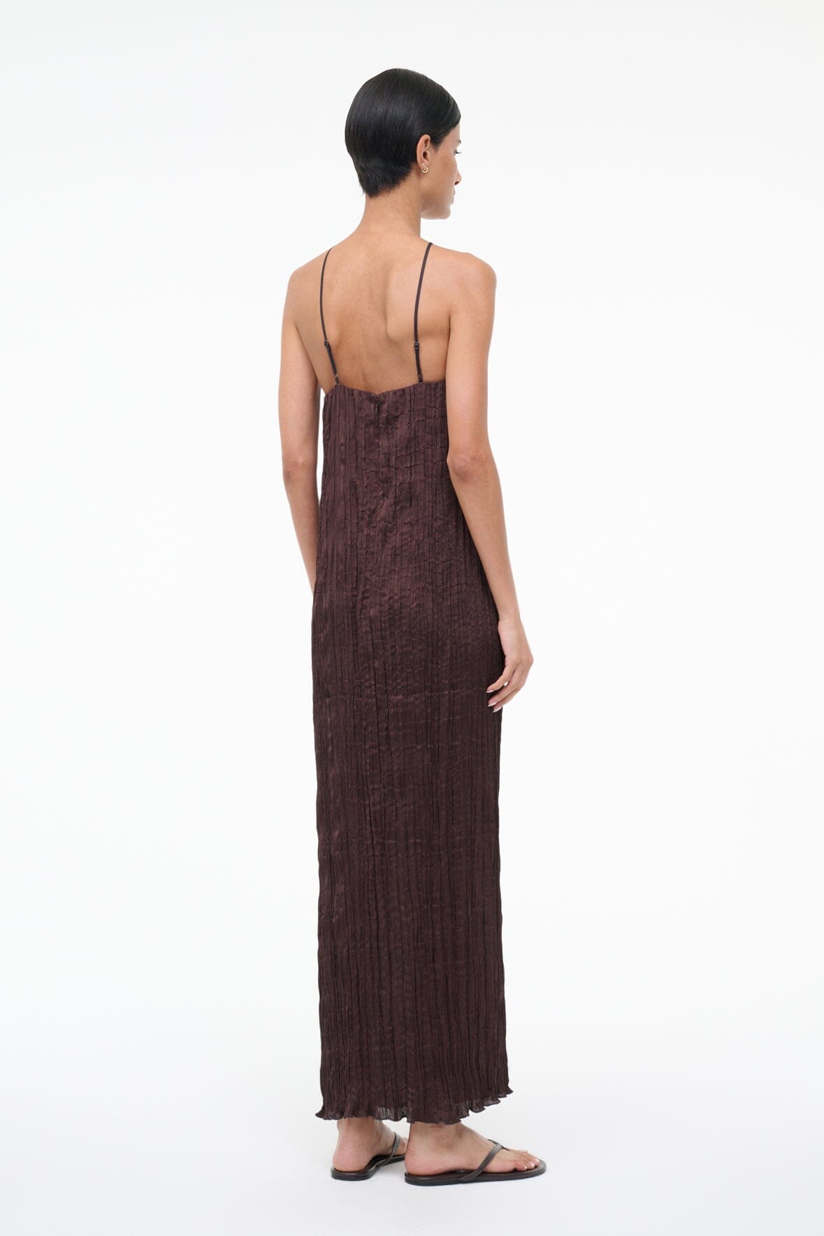 AKARI DRESS | EARTH PLISSE