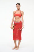 LEVANTE COVERUP SKIRT | RIVIERA FLAME