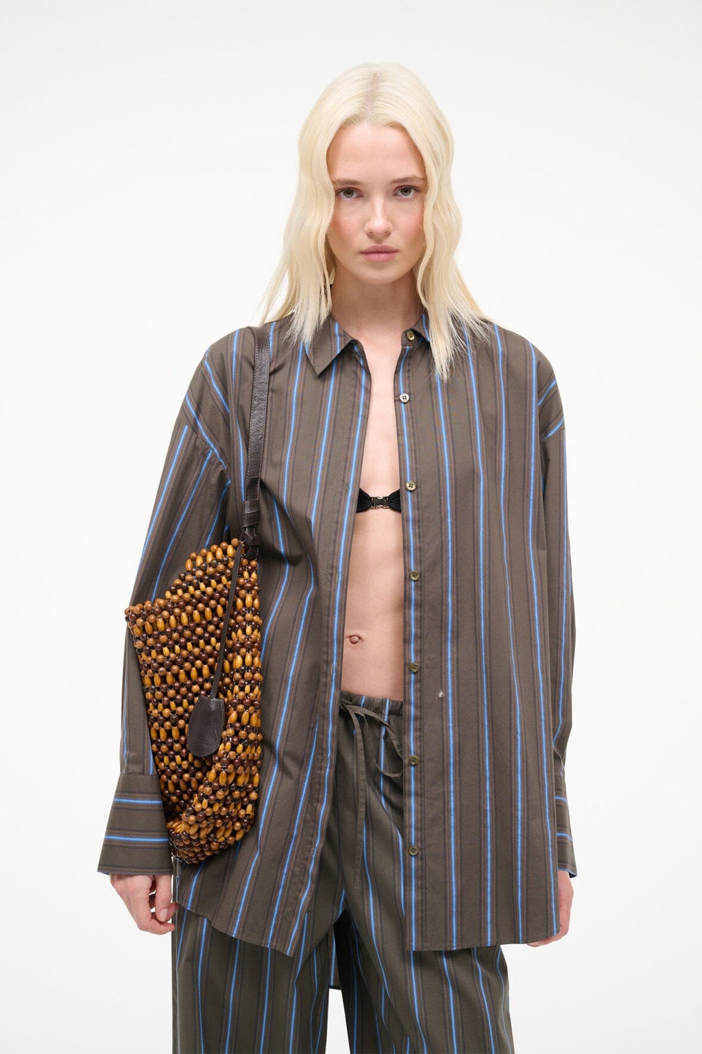 DRIFT SHOULDER BAG | MULTI WOOD BEADS