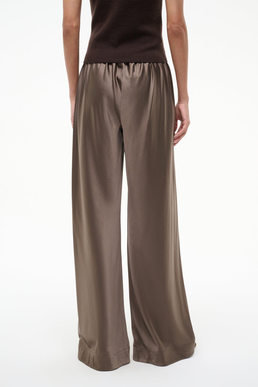 STROLL SILK PANT | TRUFFLE