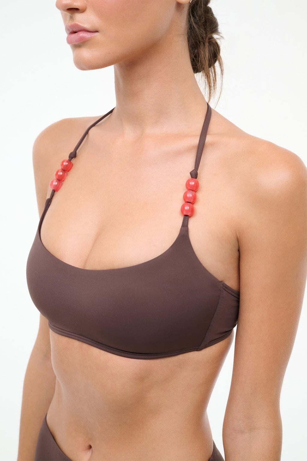LAIRD BIKINI TOP | DARK CHOCOLATE FLAME