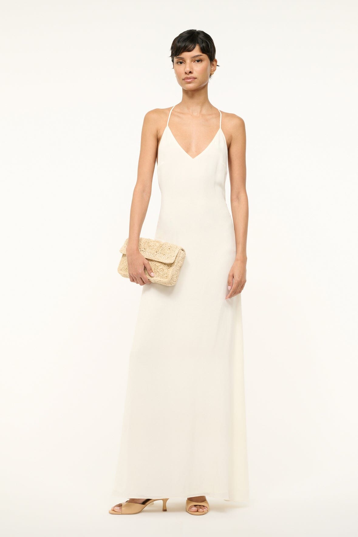 MACHU SILK DRESS | IVORY