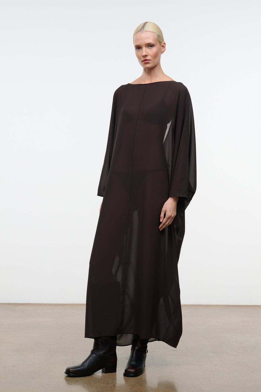 NOUR DRESS | ESPRESSO