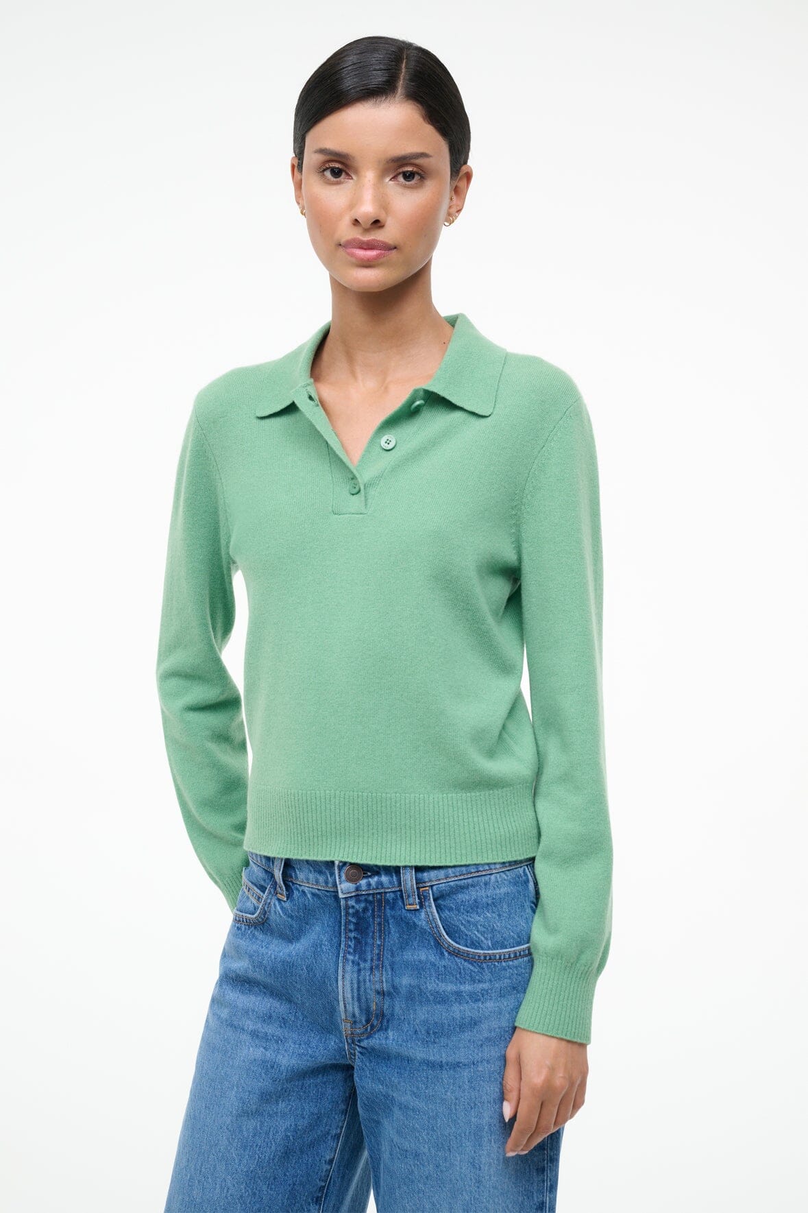 GEMMA CASHMERE SWEATER | LEAF
