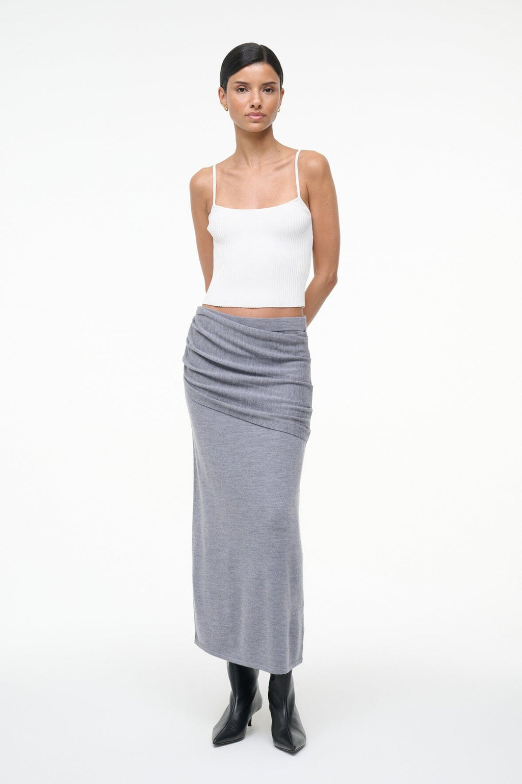 WILMA SKIRT | HEATHER GREY