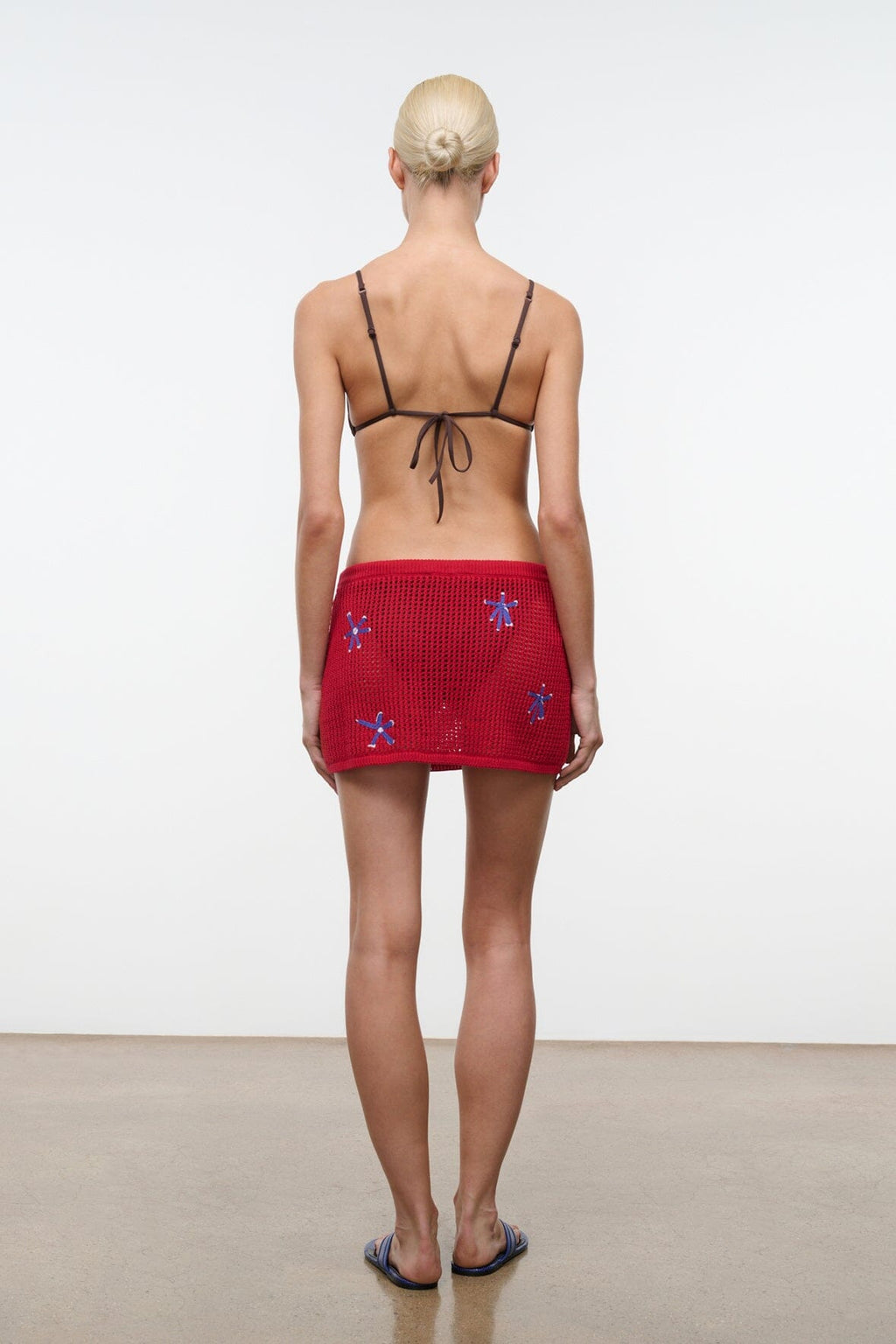 ZYA MINI SKIRT | PAINTED FOULARD