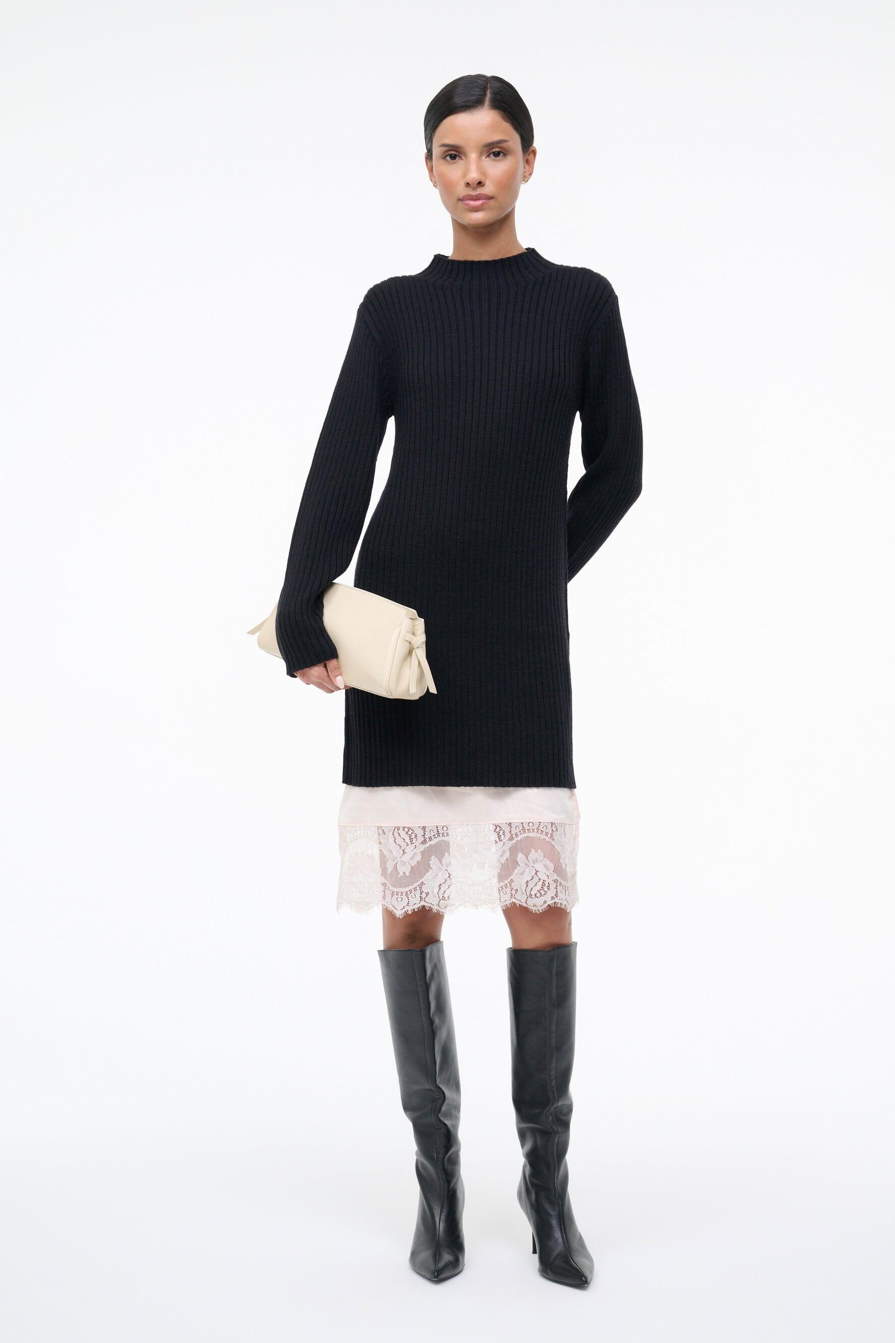 MAUDE CONVERTIBLE CLUTCH | CREAM