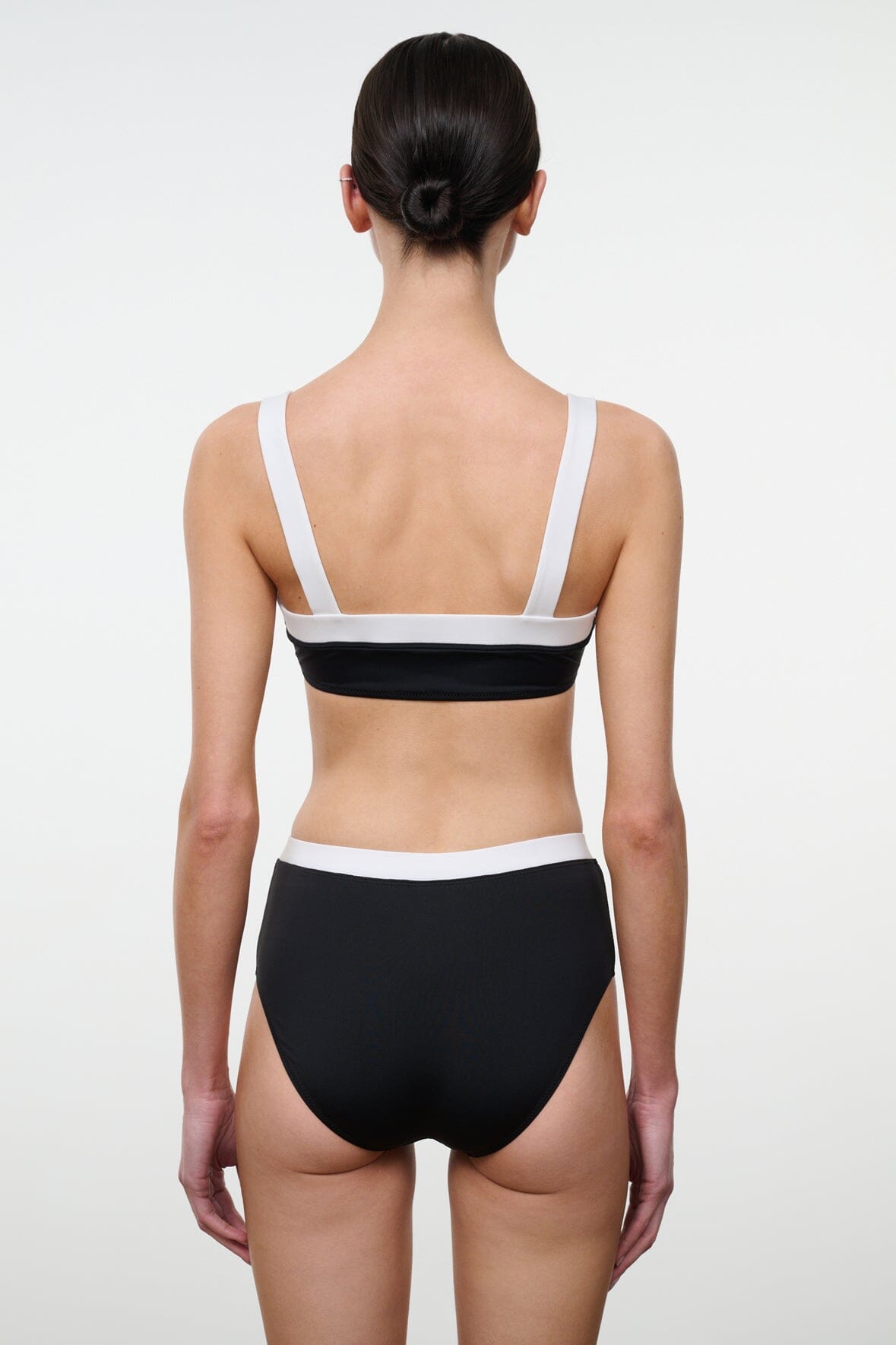 LIV BIKINI TOP | BLACK WHITE