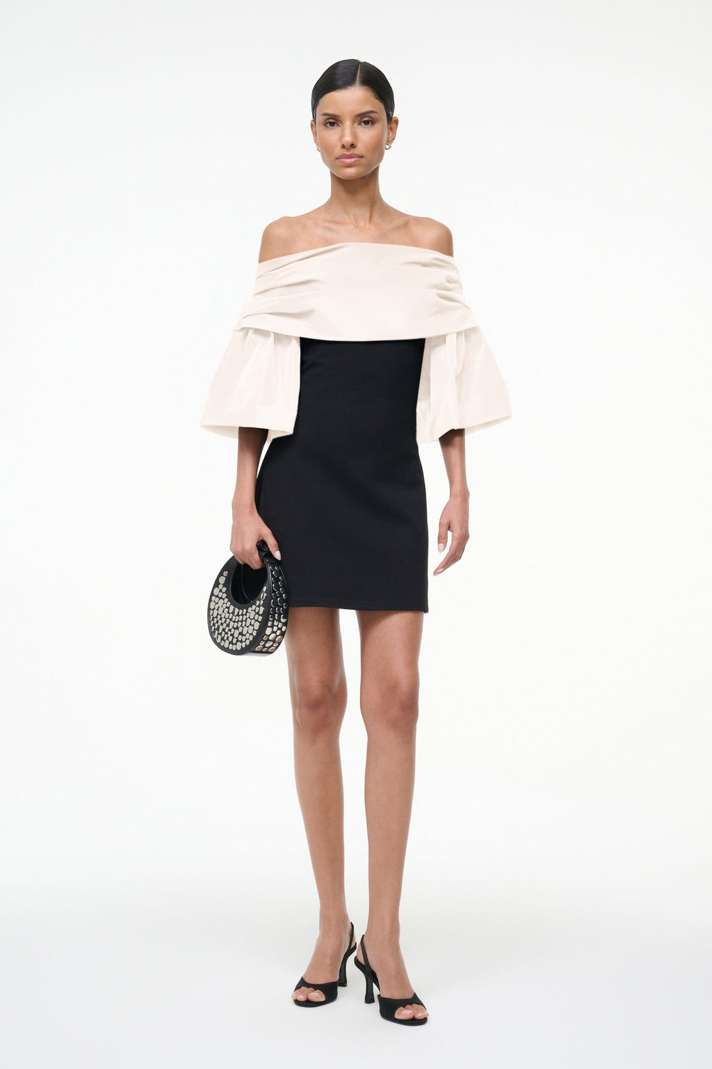 HARPER DRESS | BLACK IVORY