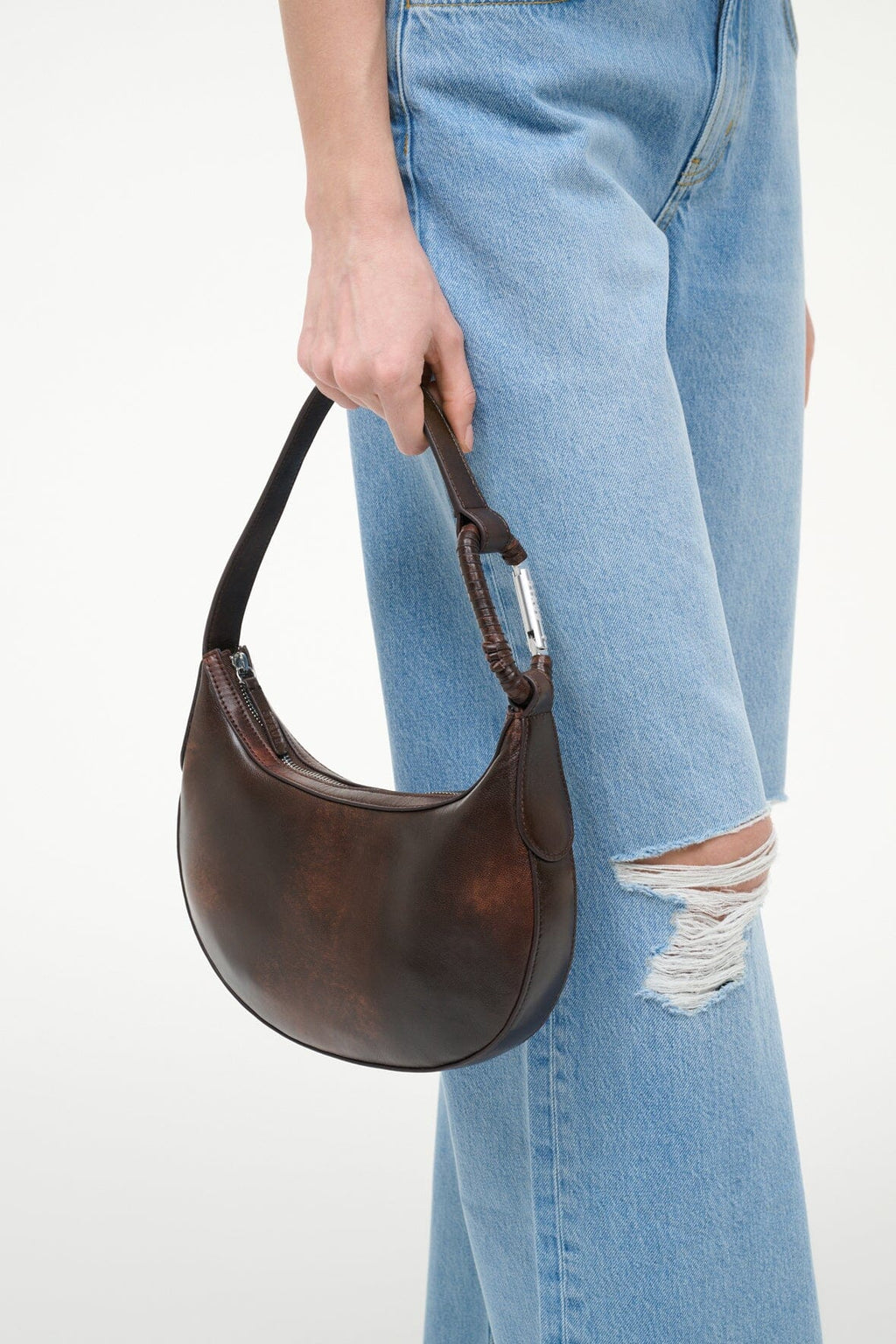 ALDEN SHOULDER BAG | ESPRESSO DISTRESSED