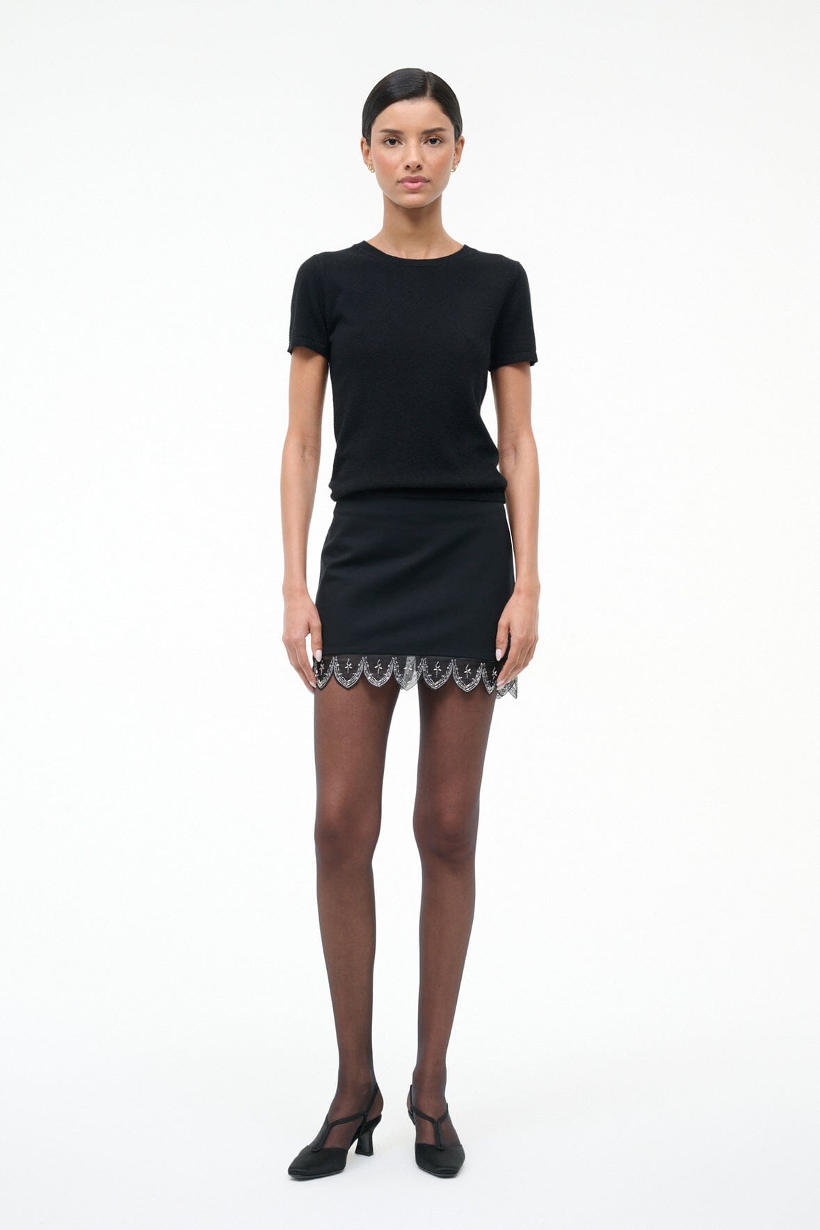 TIARA SKIRT | BLACK