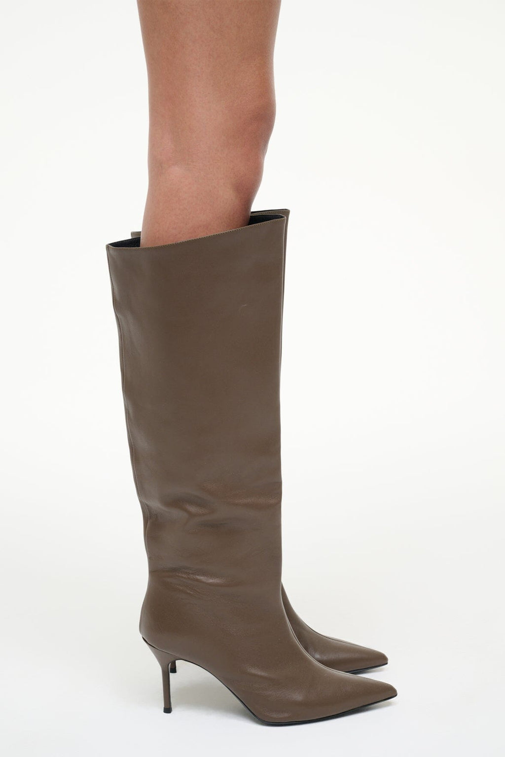 SEBASTIAN HIGH HEEL BOOT | TRUFFLE
