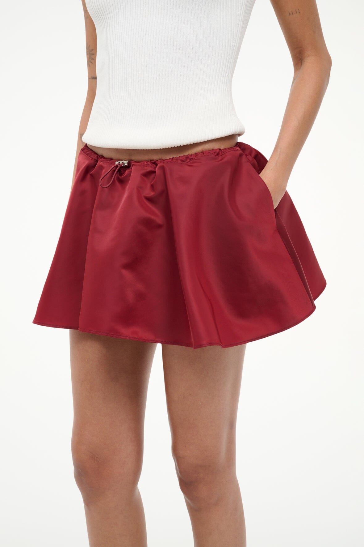 SOSA SKIRT | DEEP RED