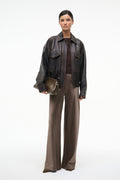 STROLL SILK PANT | TRUFFLE