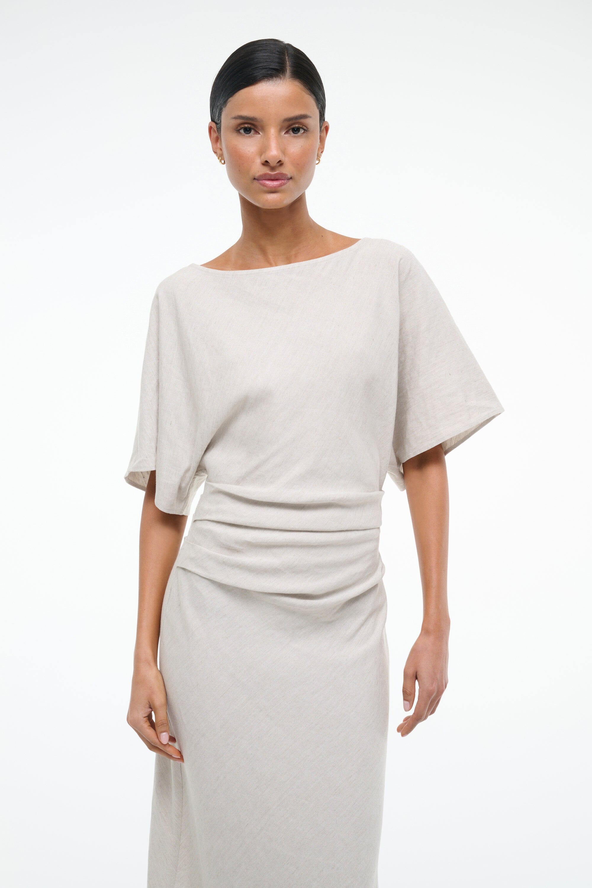 AMELIE LINEN DRESS | NATURAL