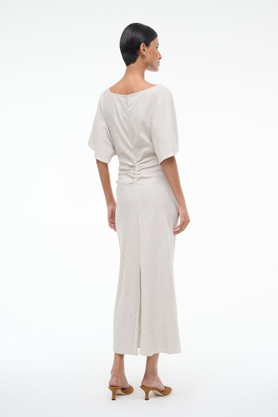 AMELIE LINEN DRESS | NATURAL