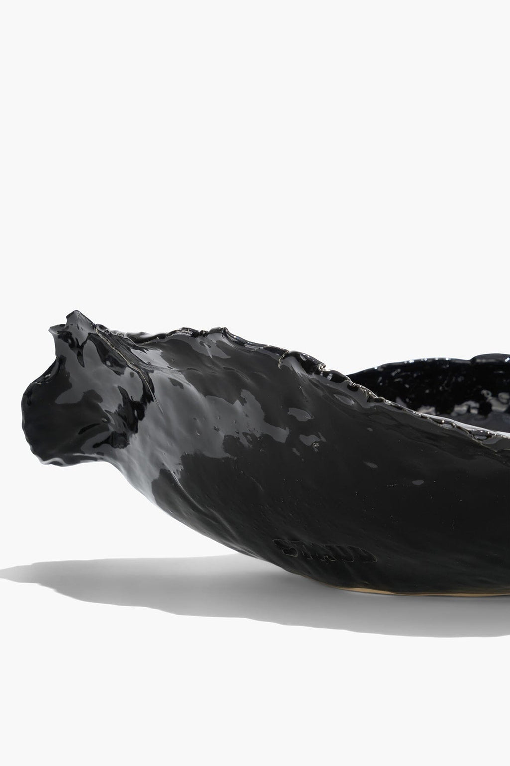 WAVY BOWL | BLACK GLAZE