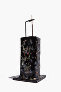 CERAMIC TOWER INCENSE HOLDER | MIDNIGHT CONFETTI GLAZE