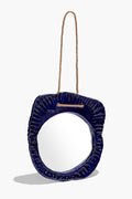 HANGING WALL MIRROR | INDIGO GLAZE