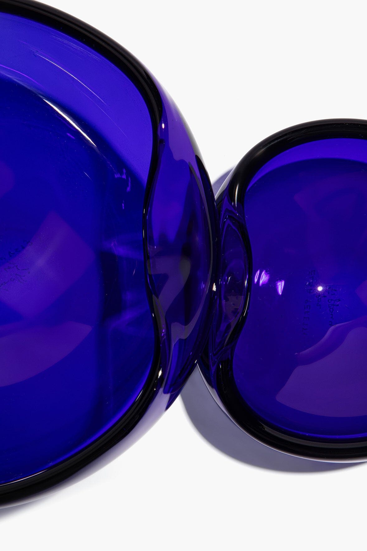 ELSA PERETTI VINTAGE GLASS BOWLS | BLUE