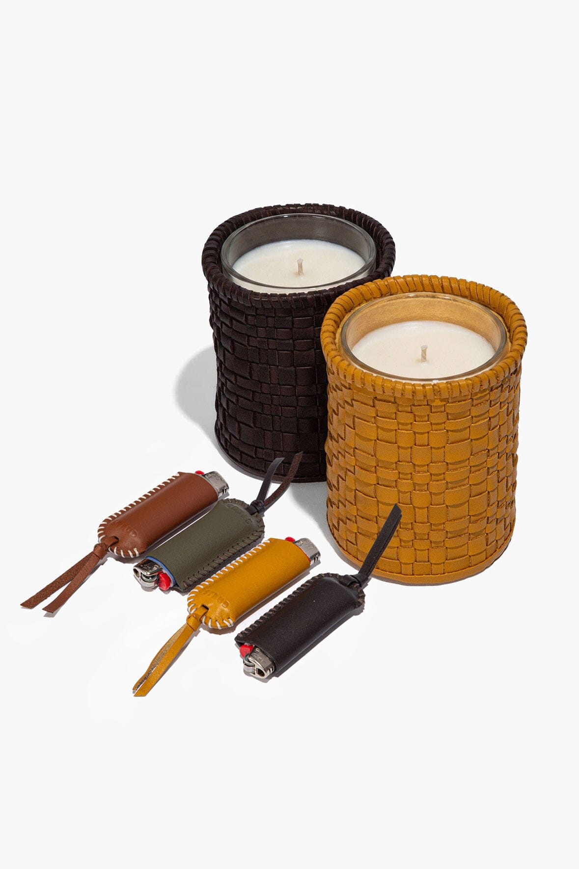 PYRE LEATHER LIGHTER COVER | TAN