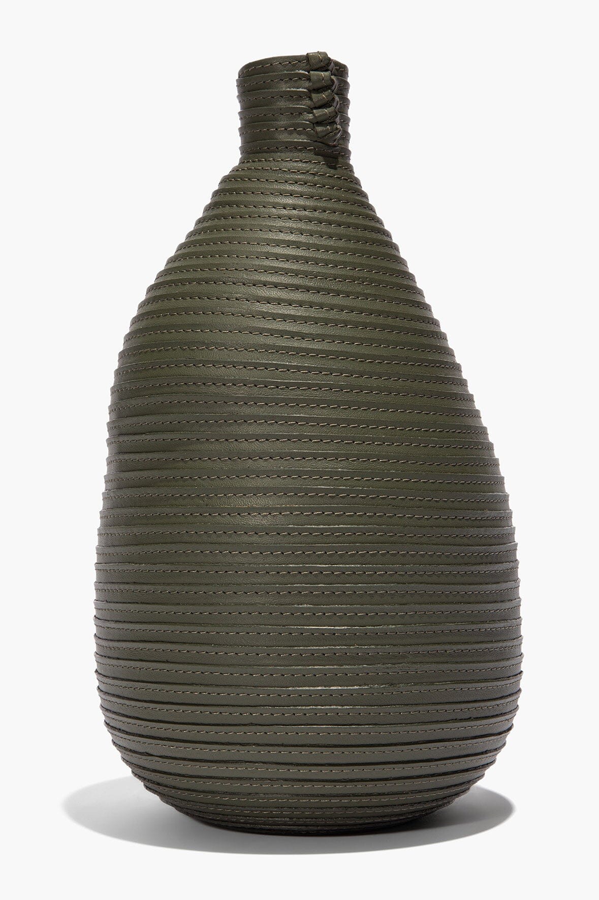 STRATUM WRAPPED VASE | MOSS