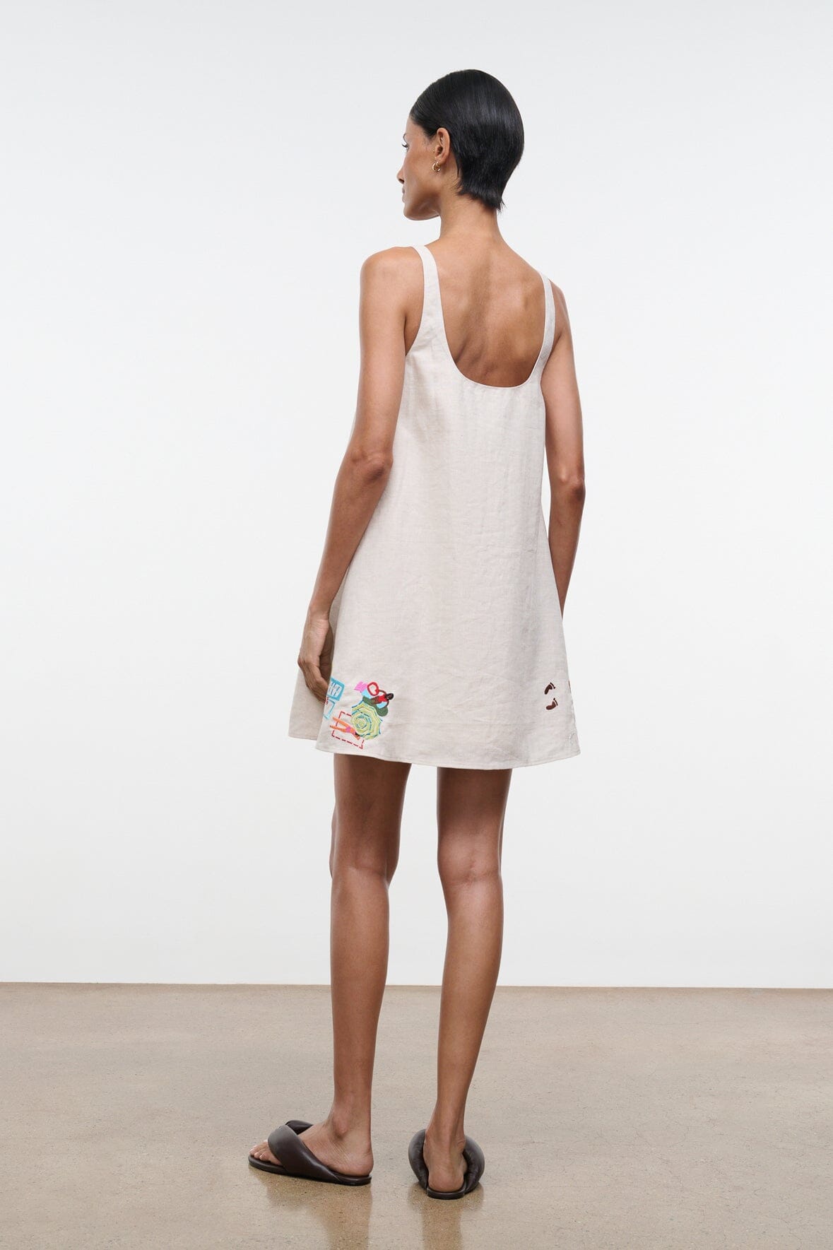 BRIO LINEN DRESS | NATURAL