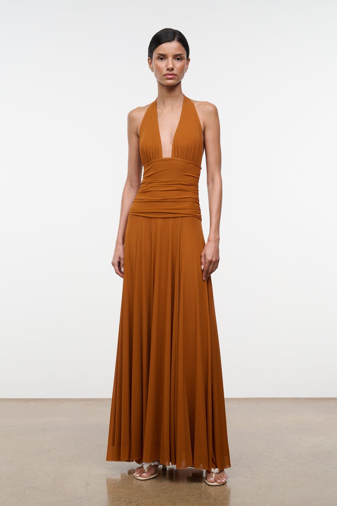 ALESSANDRA DRESS | COCOA BUTTER