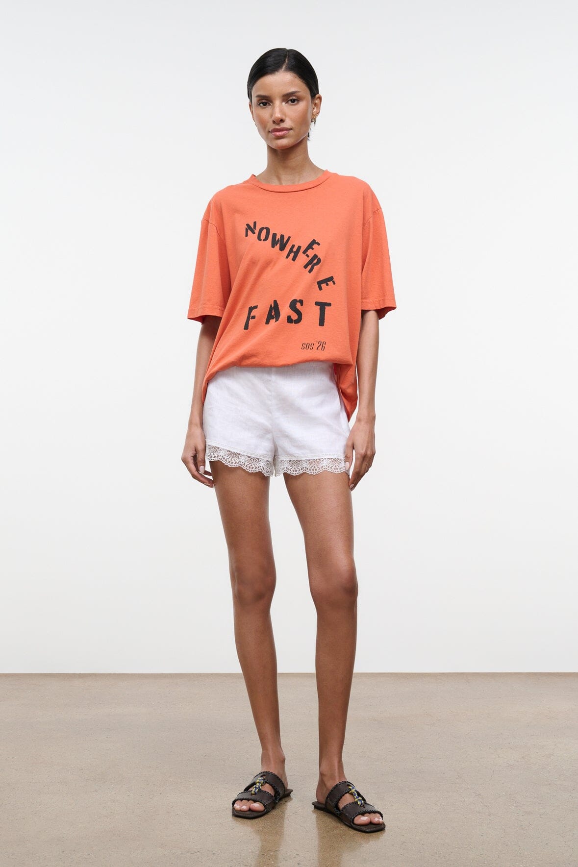 VON LINEN SHORT | WHITE