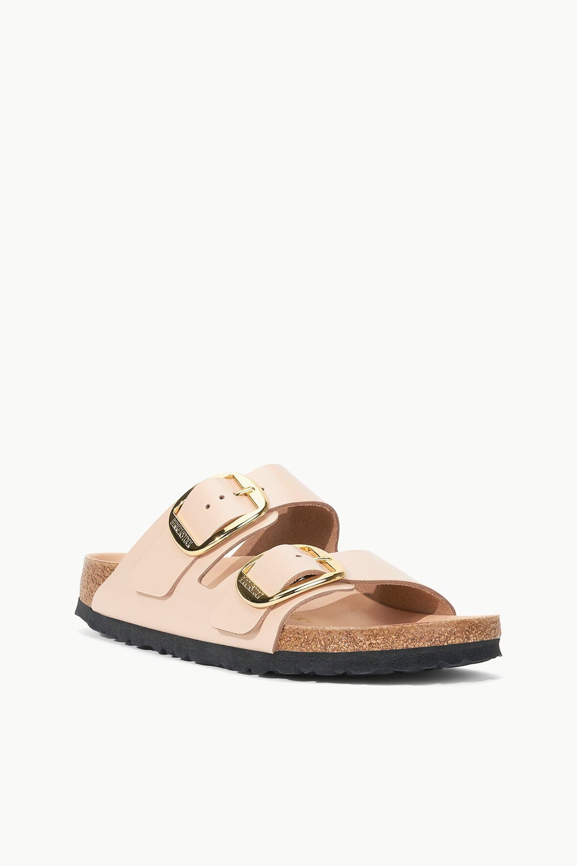 BIRKENSTOCK ARIZONA BIG BUCKLE SANDAL | HIGH SHINE NEW BEIGE
