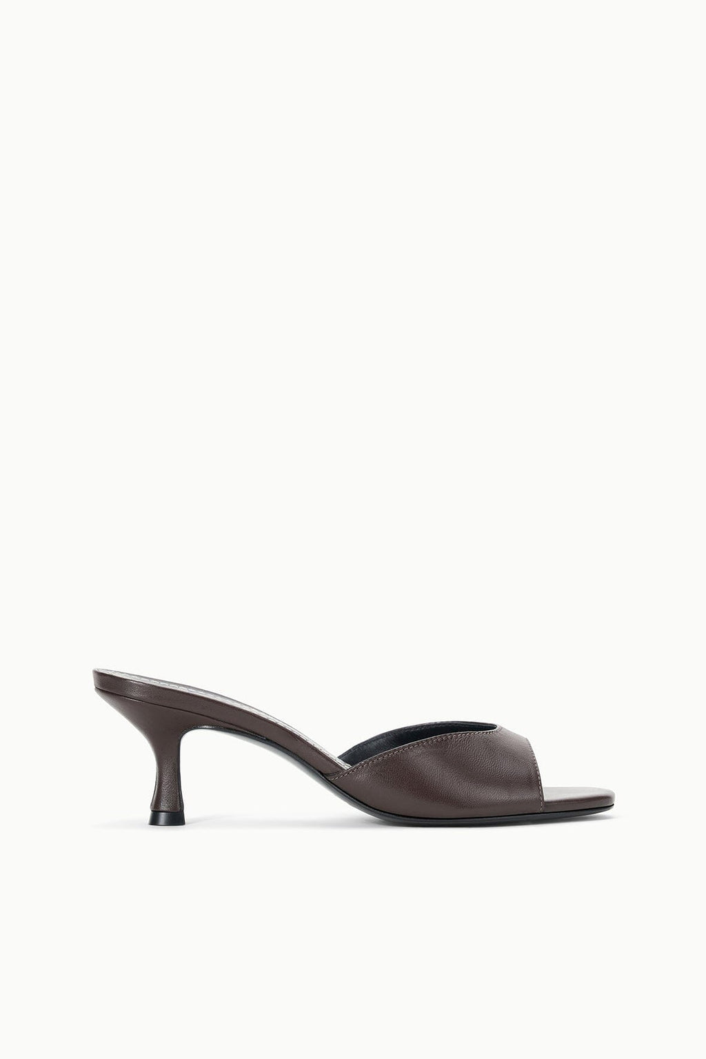 BRIGITTE LEATHER MULE | ESPRESSO