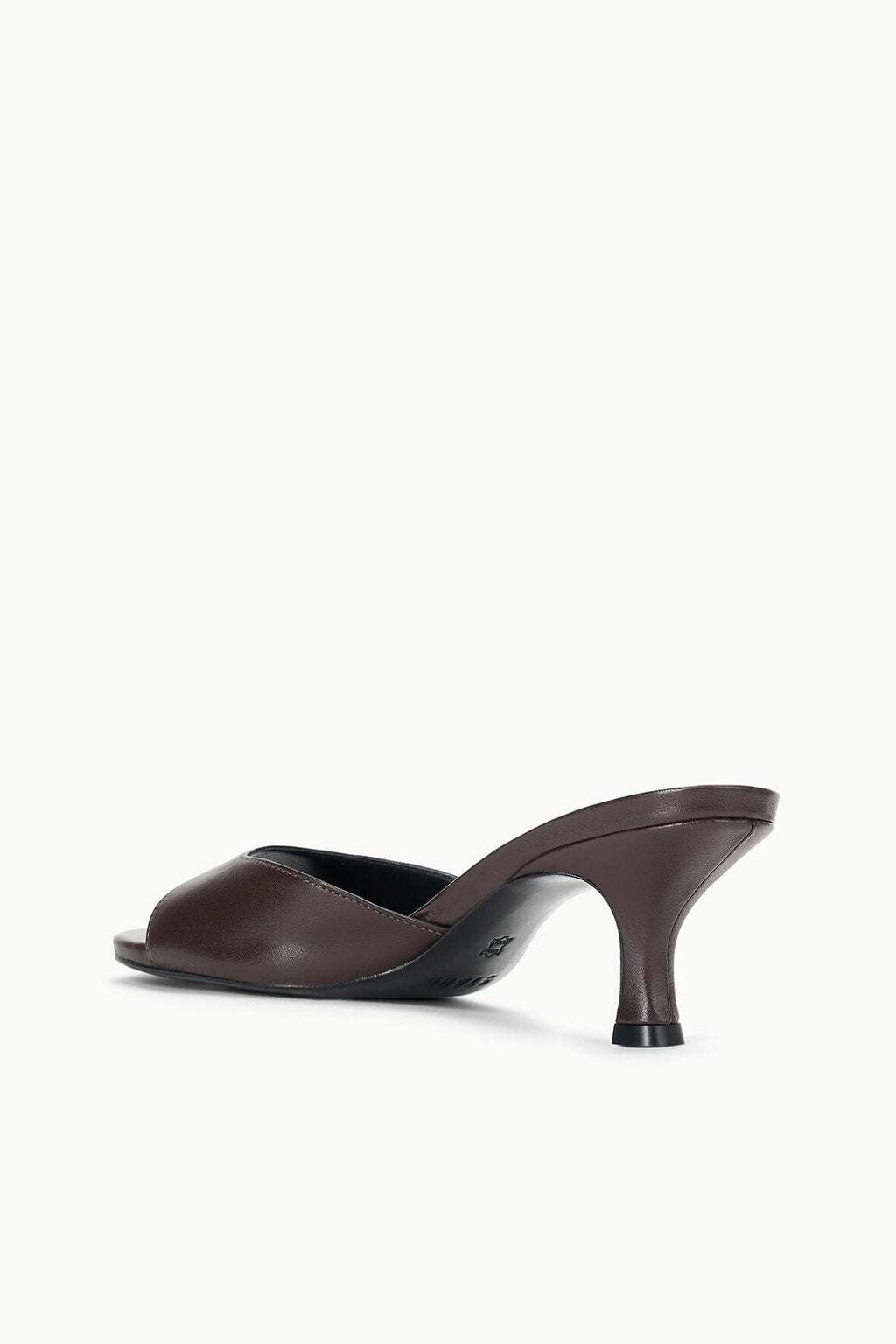 BRIGITTE LEATHER MULE | ESPRESSO